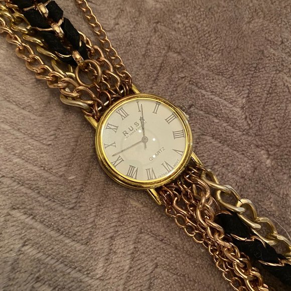 Multitone Metal Wrap Watch - Picture 3 of 7